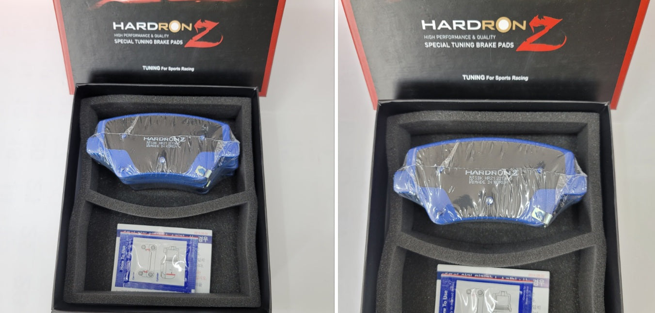 Front Rear Brake Pads Set for 2022-2026 Genesis GV70 Sangsin Hardron ZR OEM Size
