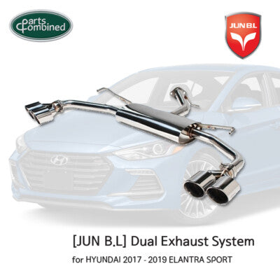 JUN B.L Axle-Back Exhaust for 2017-2020 Hyundai Elantra Sport 1.6T Performance