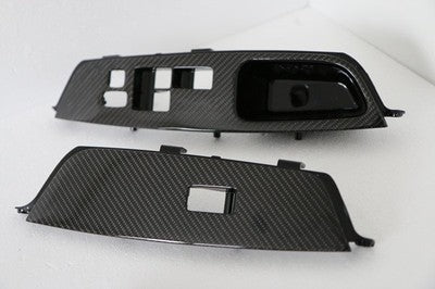 CARBON FIBER CF WINDOW SWITCH PANEL for VELOSTER 1G.