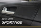 Door Catch Skinny 3D Carbon Sticker in Black for KIA 2016 2017 2018 SPORTAGE