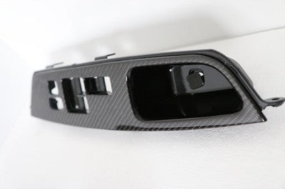 CARBON FIBER CF WINDOW SWITCH PANEL for VELOSTER 1G.