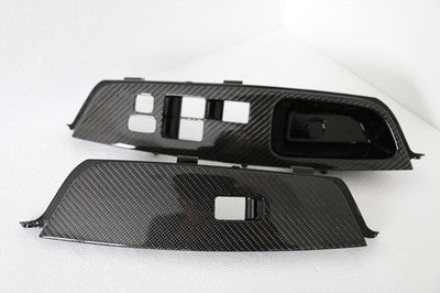 CARBON FIBER CF WINDOW SWITCH PANEL for VELOSTER 1G.