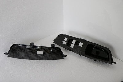 CARBON FIBER CF WINDOW SWITCH PANEL for VELOSTER 1G.