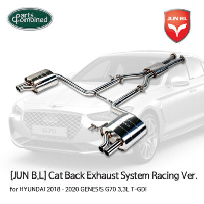 G70 3.3T CAT-BACK RACING Ver. for GENESIS (2018 - 2021) SPORT PRESTIGE [JUN B.L]