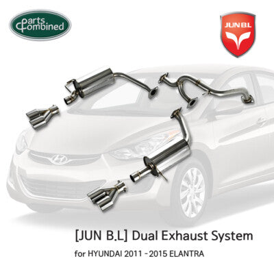 JUN B.L Performance Cat-Back Exhaust For 2011-2016 Hyundai Elantra MD 1.8L 2.0L