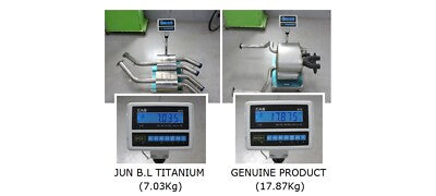 JUN B.L Titanium EVC Cat-Back Exhaust for Genesis G70 3.3T 2022-2026 Lightweight