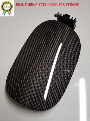 CF FUEL DOOR & CF MIRROR COVERS for KIA 18 19 20 21 22 23 STINGER