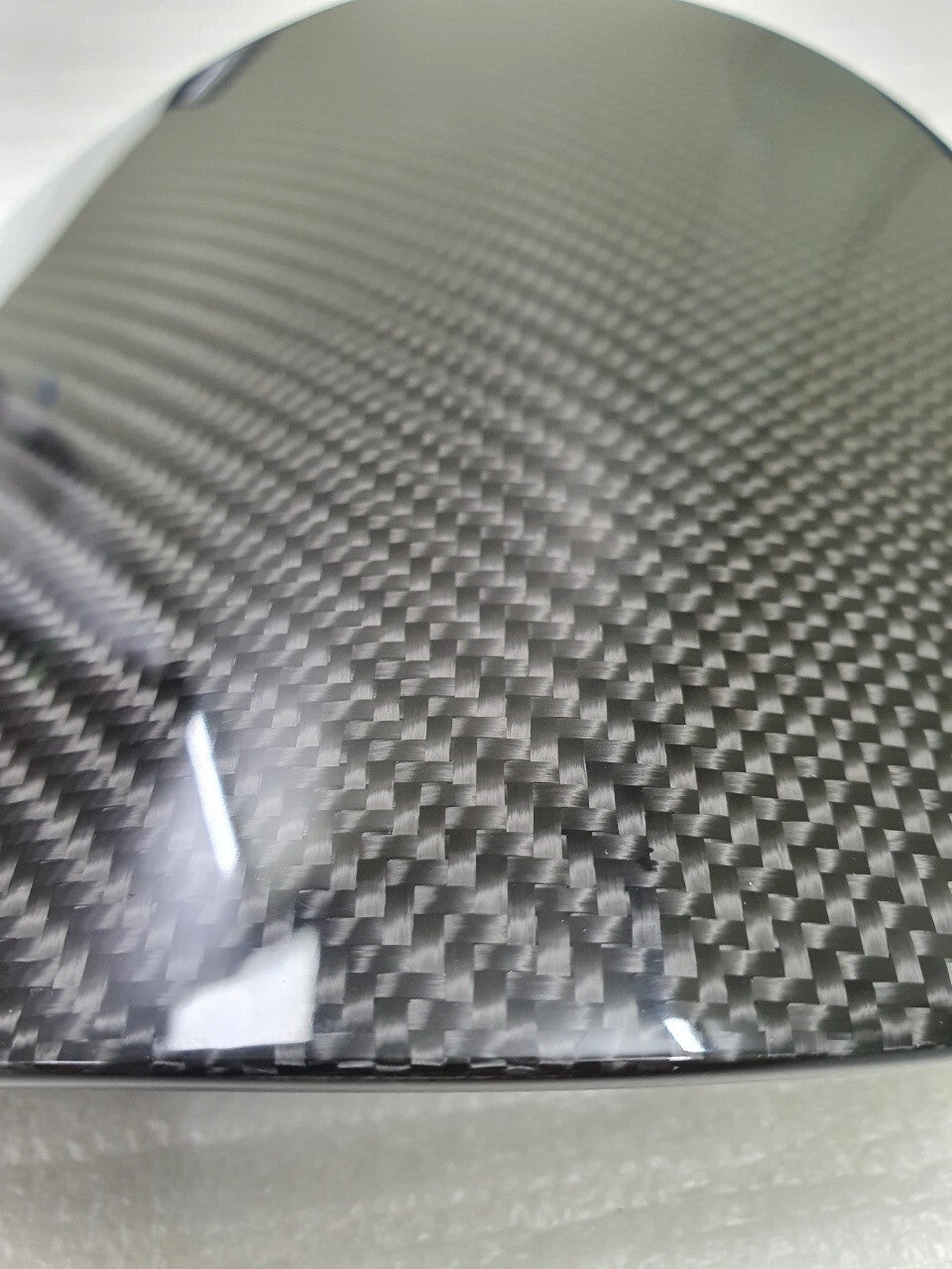 Real Carbon Fiber Fuel Gas Door Cover For 2021-2026 Kia K5 Optima DL3 Glossy CF