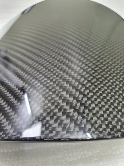 Real Carbon Fiber Fuel Gas Door Cover For 2021-2026 Kia K5 Optima DL3 Glossy CF