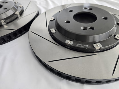 Lightweight 350mm Slotted Front Floating Brake Discs Genesis G70 - Pair KR