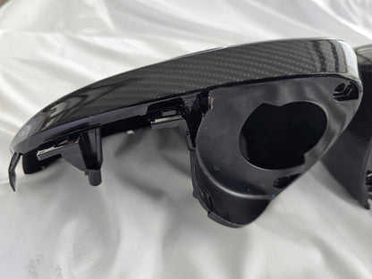 Real Carbon Fiber Side Mirror Cover Housing Replacement 2022-2026 Genesis GV70