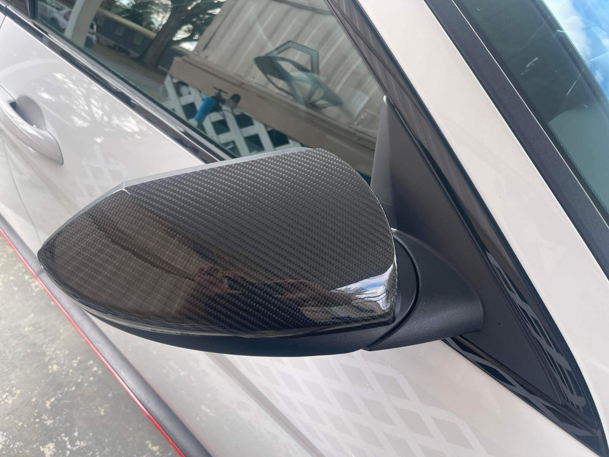CF FUEL DOOR & CF MIRROR COVERS for 2021 2022 2023 ELANTRA N (CN7)
