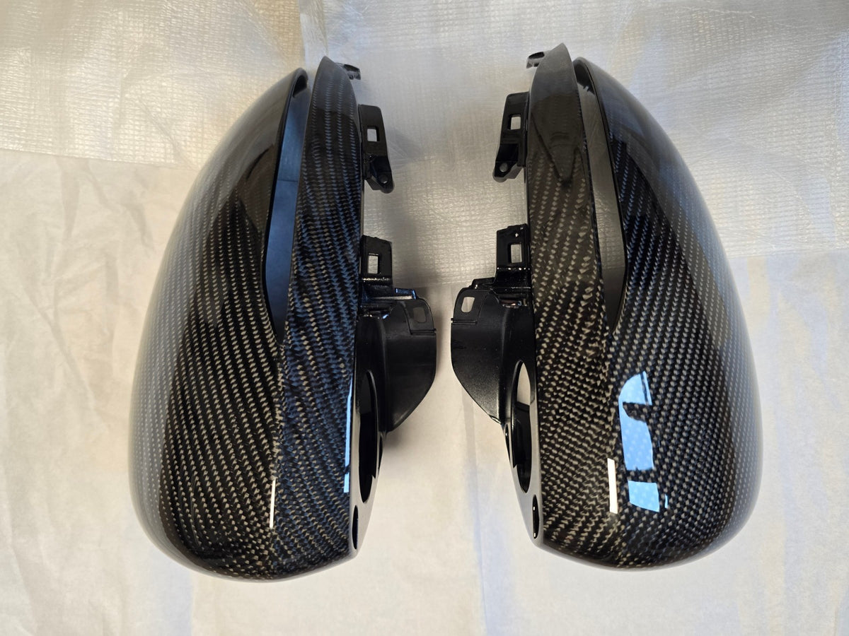 Real Carbon Fiber Side Mirror Cover Housing Replacement 2022-2026 Genesis GV70