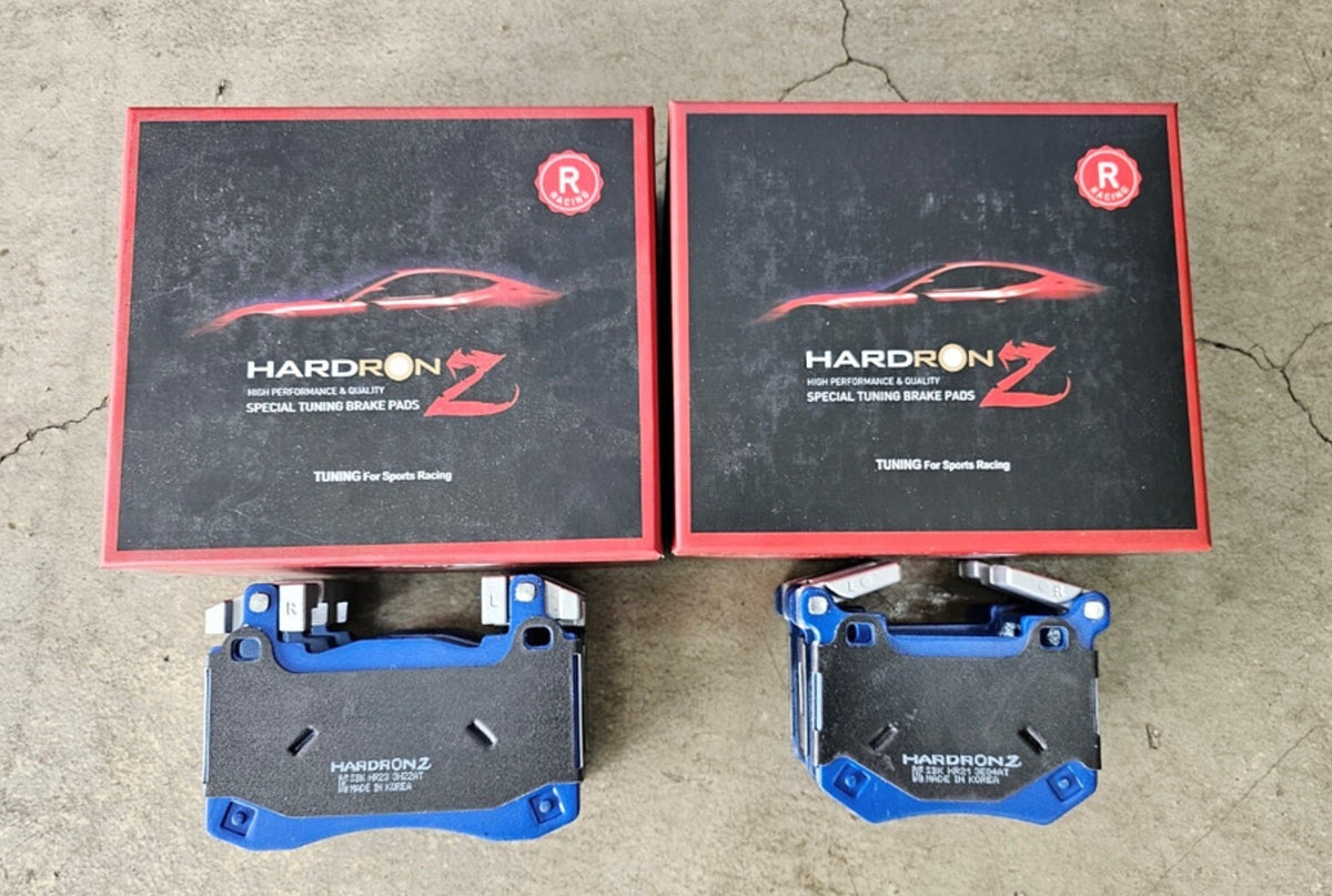 Performance Hardron ZS Street & ZR Brake Pads for Kia Stinger/Genesis G70 (F&R)