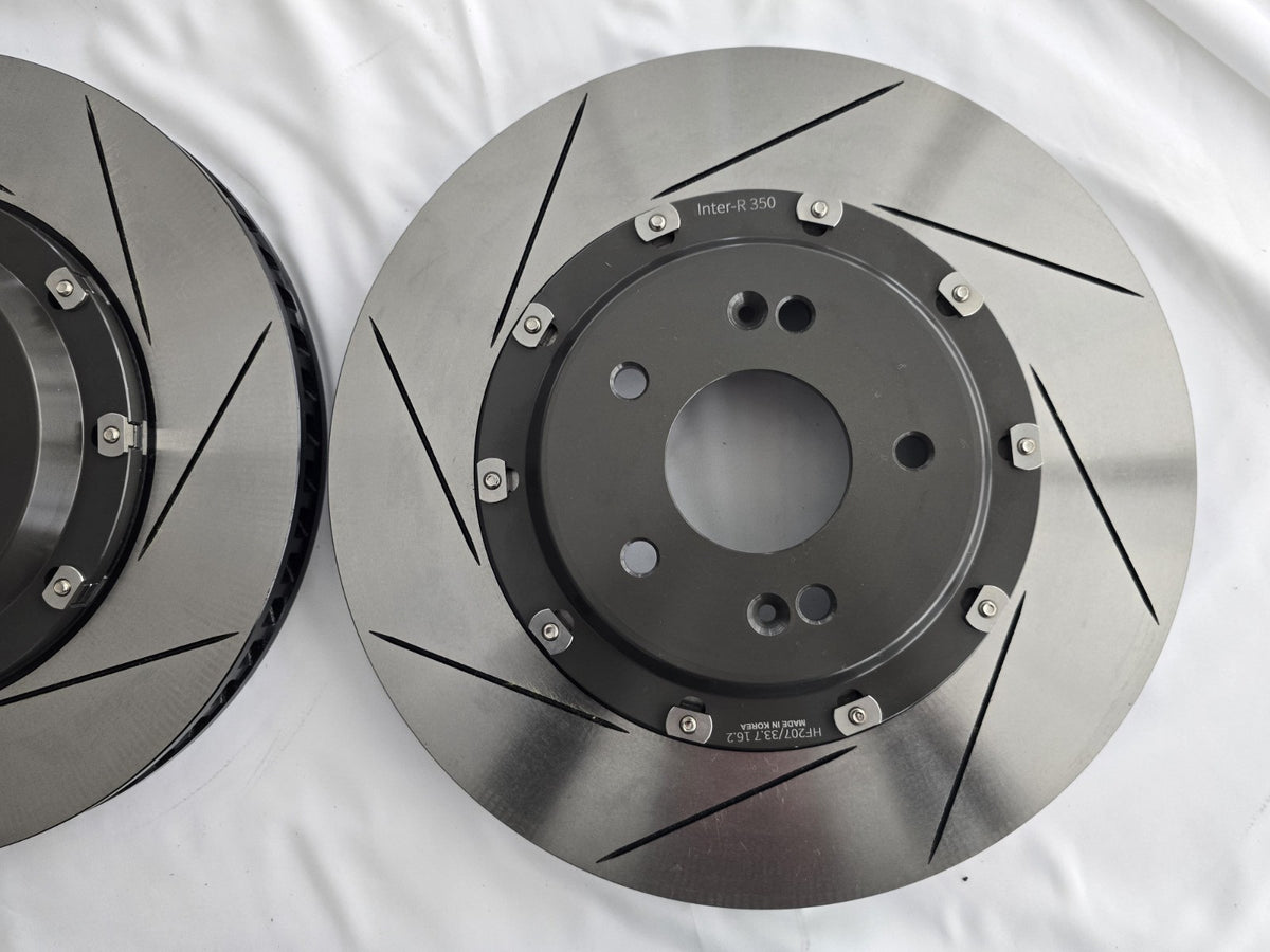 Lightweight 350mm Slotted Front Floating Brake Discs Genesis G70 - Pair KR