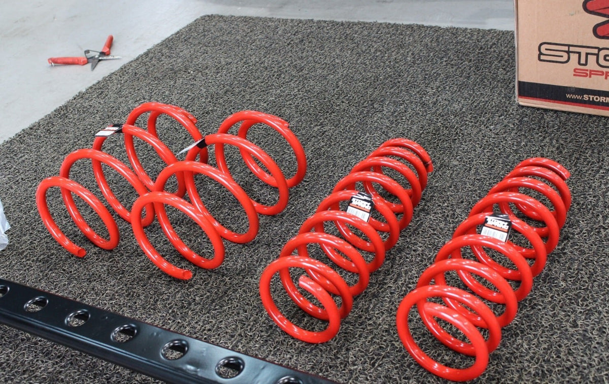 LOWERING SPRING F & R (1 inch Down) + LUXON STRUT TOWER BAR for K5 & K5 GT