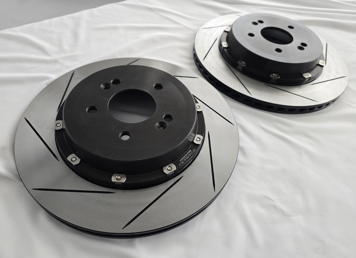 Lightweight 340mm Slotted Rear Floating Brake Discs Genesis G70 3.3T - Pair KR