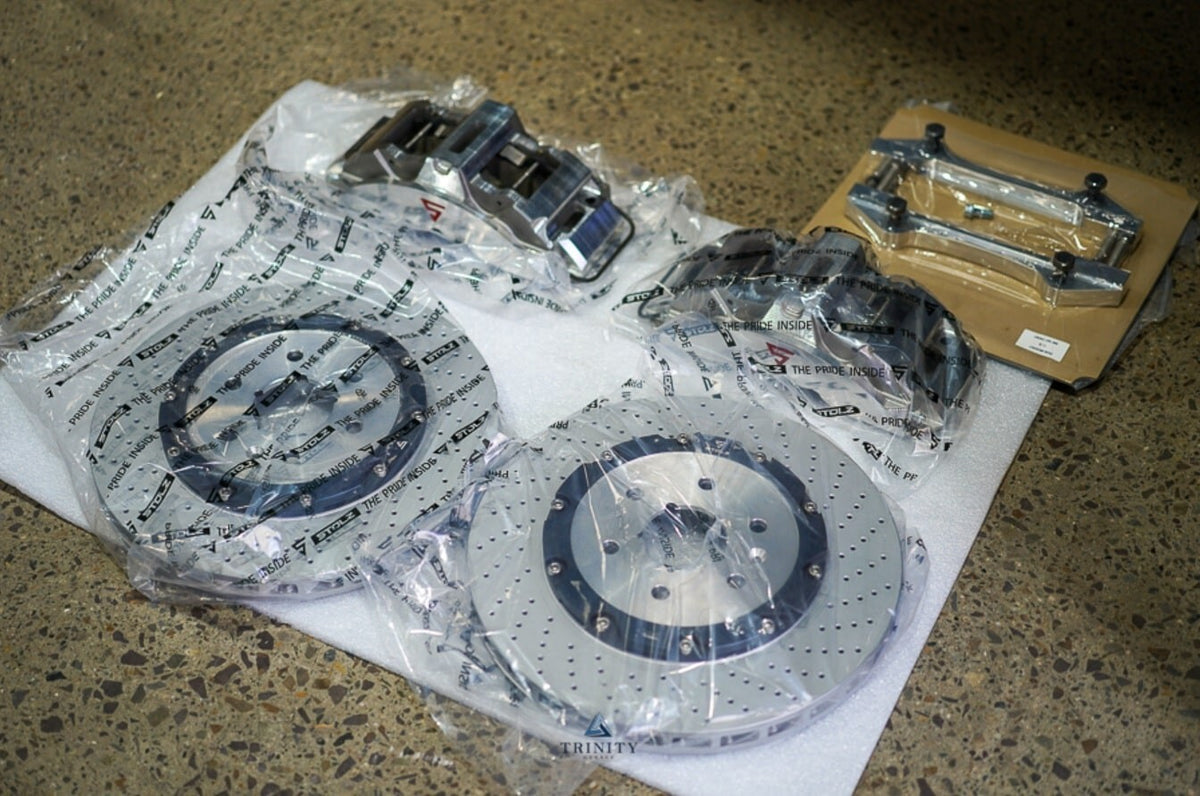 BIG BRAKE FRONT 8P (405×34) & REAR 4P (380×31) KIT / CADILLAC (15 - 20) ESCALADE