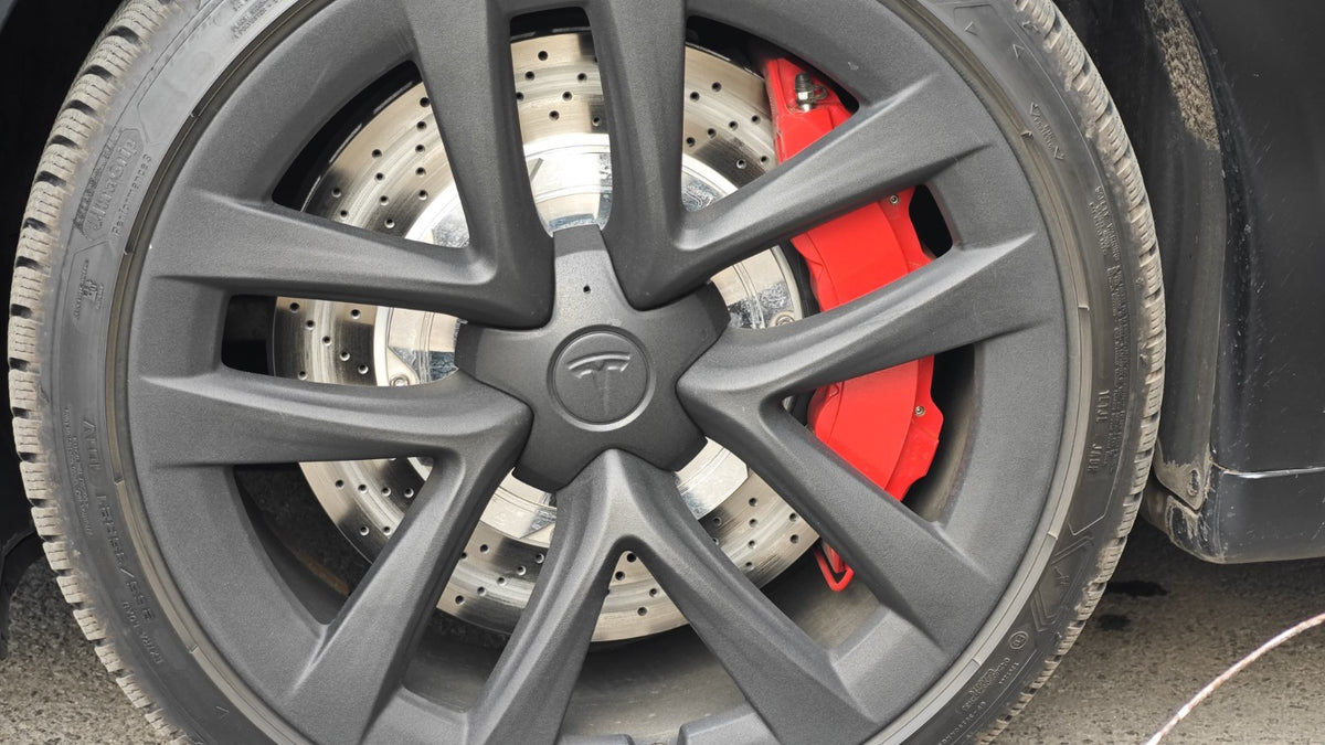 Red 8P405  Front 4P380 Rear Big Brake Kit for 2021+ Tesla Model S Plaid EPB Set
