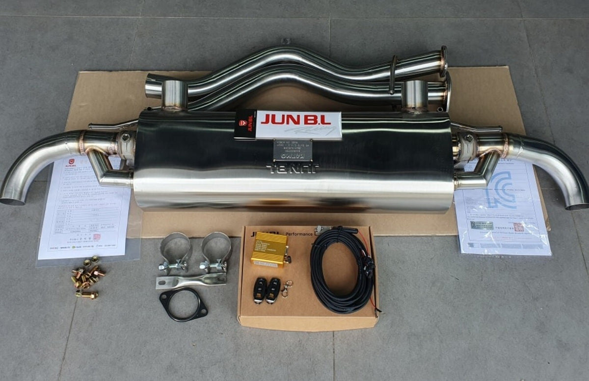 JUN B.L EVC Axle-Back Exhaust For 2022-2026 Genesis GV70 2.5T 3.5T Valvetronic