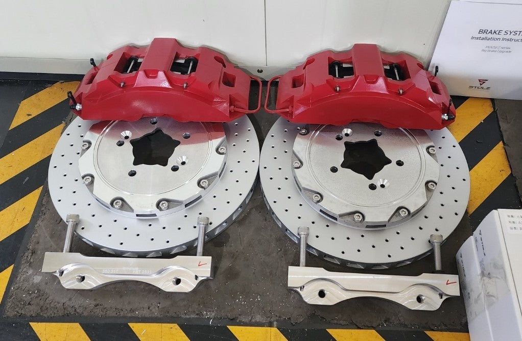 6-Piston Big Brake Kit for VW Golf R MK7 MK8 Front 350mm BBK Fits OEM 18" Wheels
