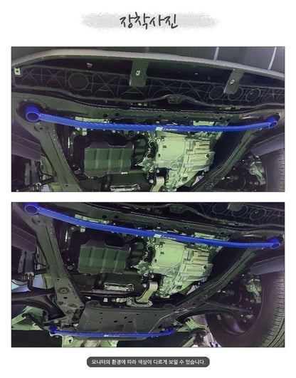 FRONT MEMBER + FRONT UNDER BAR for TUCSON NX4 - Braced Strong and Tight! [LUXON]
