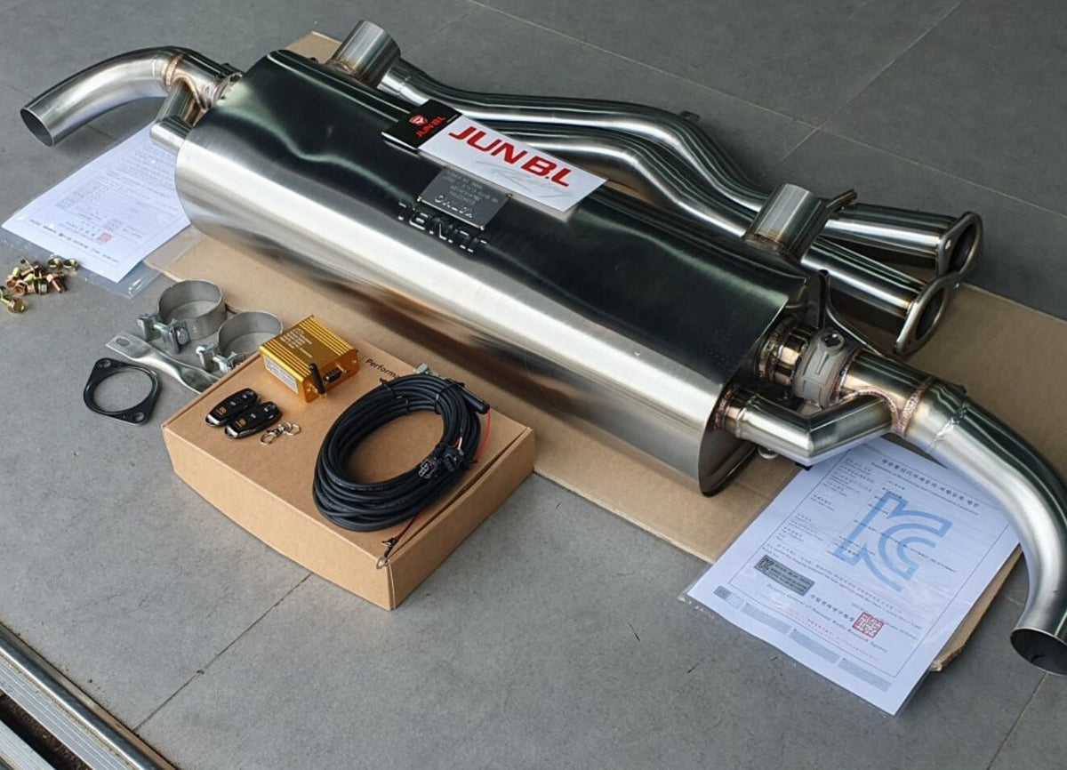 JUN B.L EVC Axle-Back Exhaust For 2022-2026 Genesis GV70 2.5T 3.5T Valvetronic