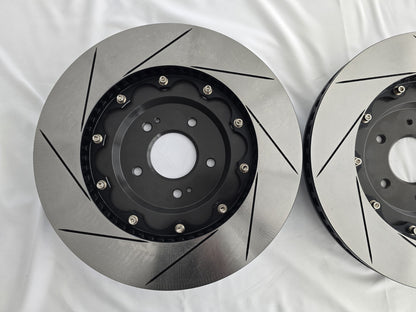 Lightweight 350mm Slotted Front Floating Brake Discs Genesis G70 - Pair KR