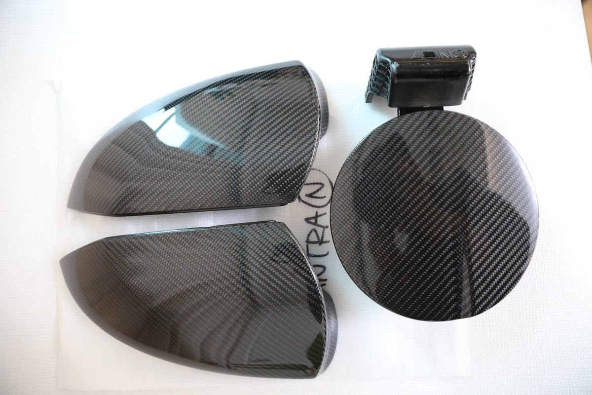 CF FUEL DOOR & CF MIRROR COVERS for 2021 2022 2023 ELANTRA N (CN7)