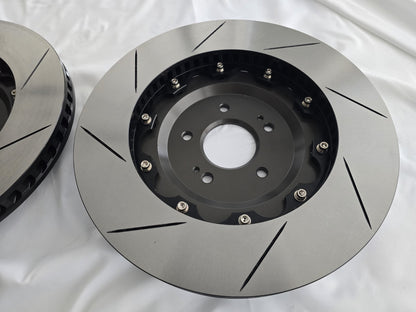 Lightweight 360x32mm Slotted Front Floating Brake Discs ELNATRA N- Pair KR