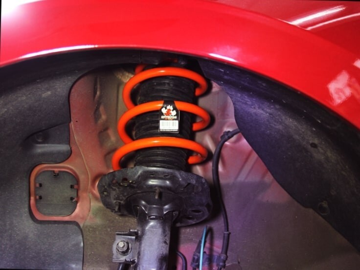 LOWERING SPRING F&R 4 Pieces (20mm, 0.8-inch) for ELANTRA N [Performance type]