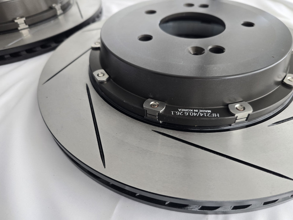 Lightweight 340mm Slotted Rear Floating Brake Discs Genesis G70 3.3T - Pair KR