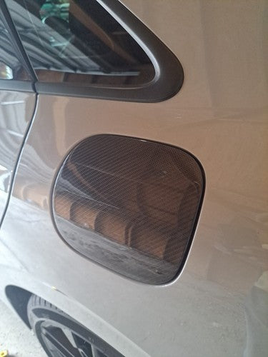 Real Carbon Fiber Fuel Gas Door Cover For 2021-2026 Kia K5 Optima DL3 Glossy CF
