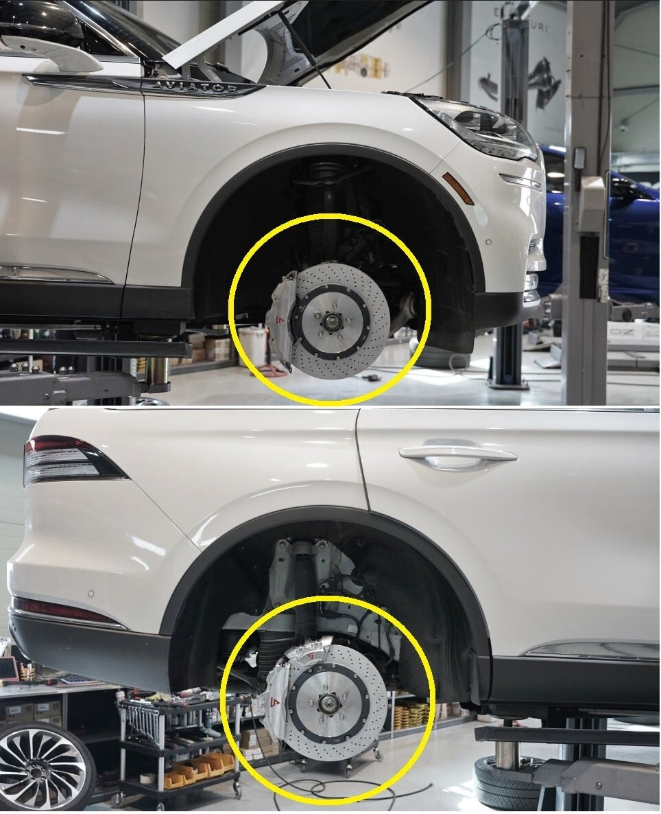 FRONT 8P (380×34) + REAR 4P (380×31) + EPB / LINCOLN AVIATOR [STOLZ]