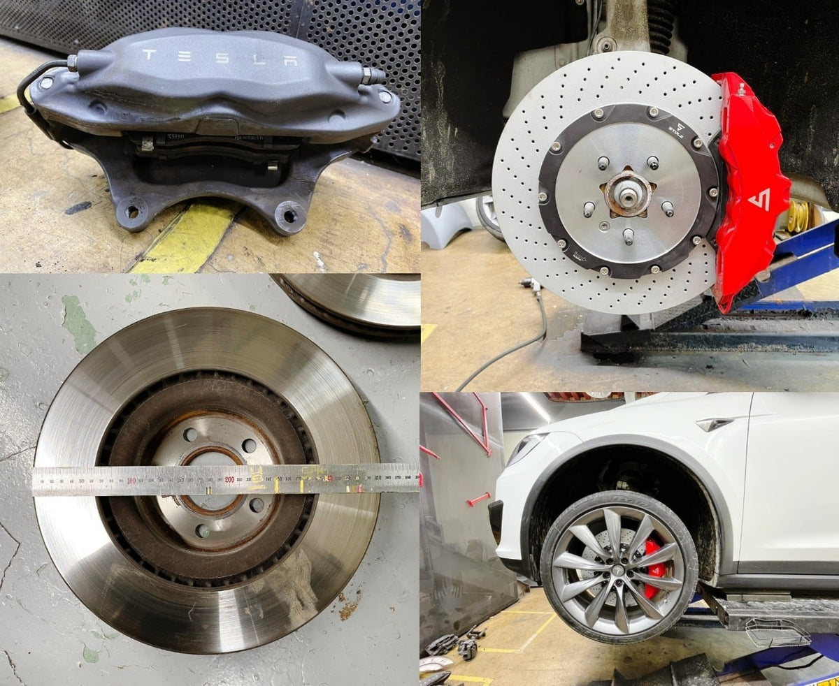 TESLA MODEL X Performance Big Brake Front 8 Pot (405mm) Rear 4 Pot (380mm) EPB
