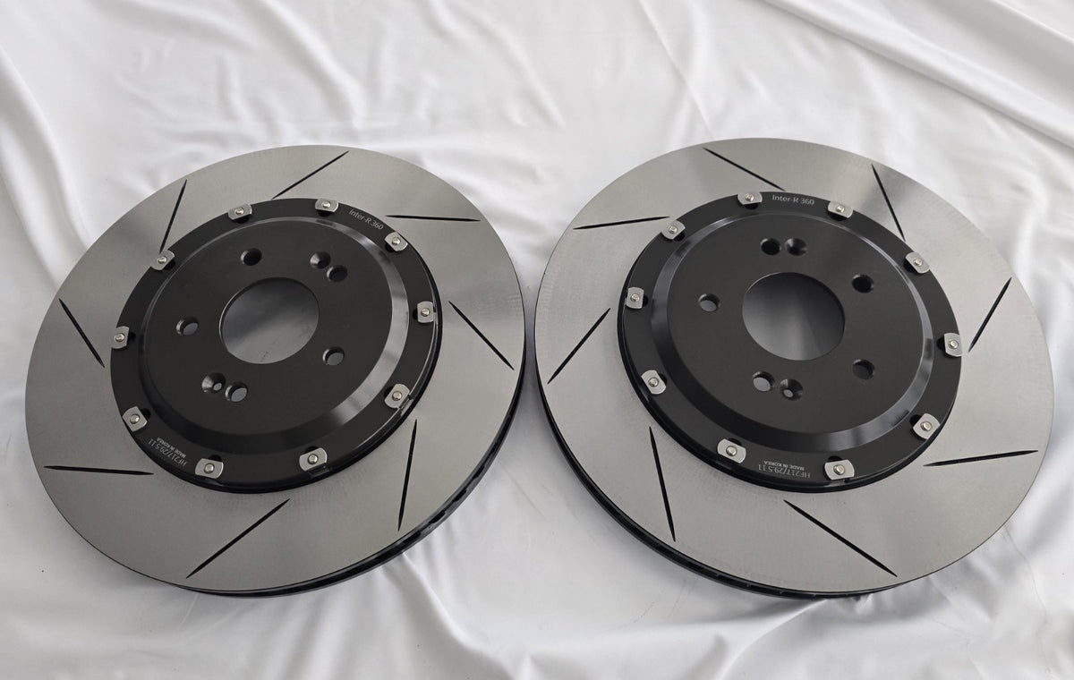 Lightweight 360x32mm Slotted Front Floating Brake Discs ELNATRA N- Pair KR