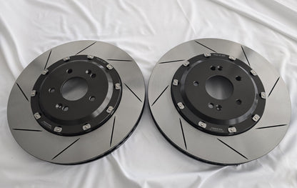 Lightweight 360x32mm Slotted Front Floating Brake Discs ELNATRA N- Pair KR