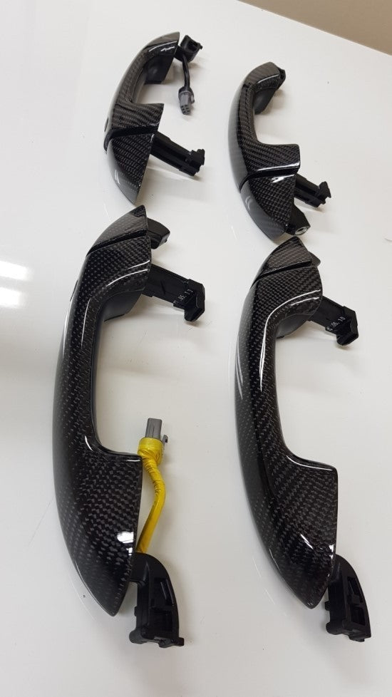 Real Carbon Fiber Door Handle Cover Set for Kia Stinger GT CK 2018-2023 8pcs