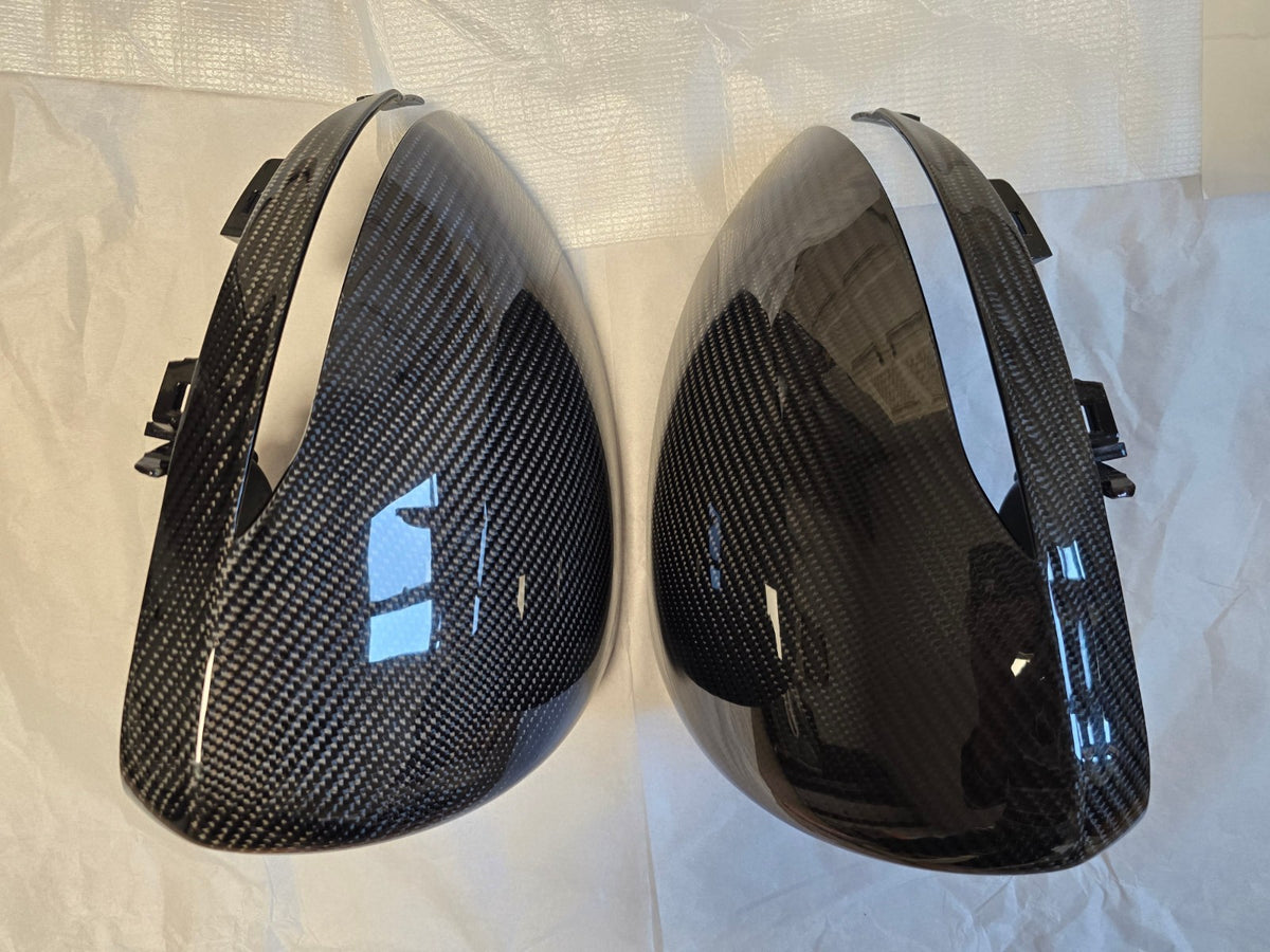Real Carbon Fiber Side Mirror Cover Housing Replacement 2022-2026 Genesis GV70