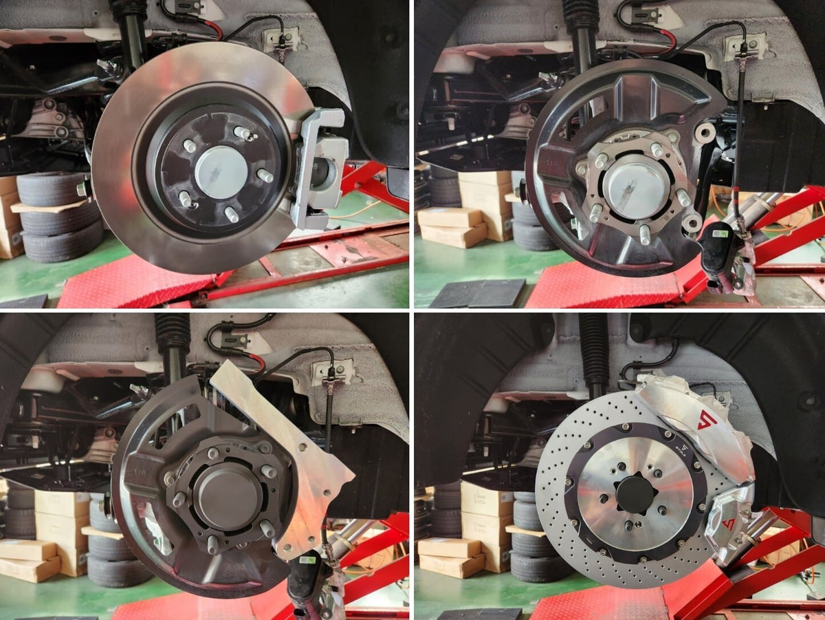 EV6 GT Performance Big Brake Kit Front 8 Pot (405mm) Rear 4 Pot (380mm) EPB