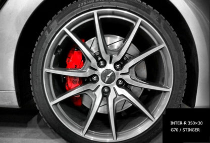 Lightweight 350mm Slotted Front Floating Brake Discs Genesis G70 - Pair KR
