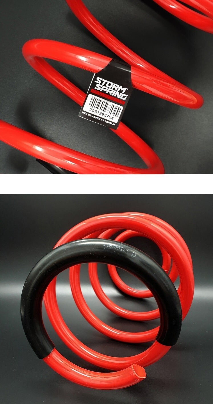 Lowering Springs 4pcs for Veloster N (19 20 21 22) Drop KDM, STORM SPRING