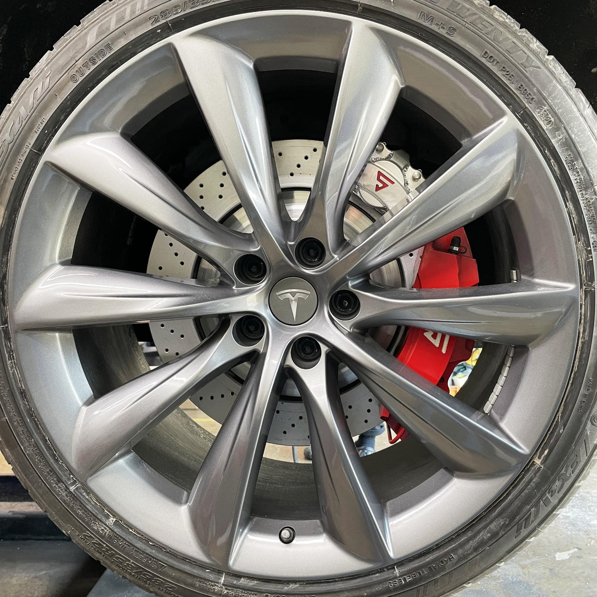 TESLA MODEL X Performance Big Brake Front 8 Pot (405mm) Rear 4 Pot (380mm) EPB