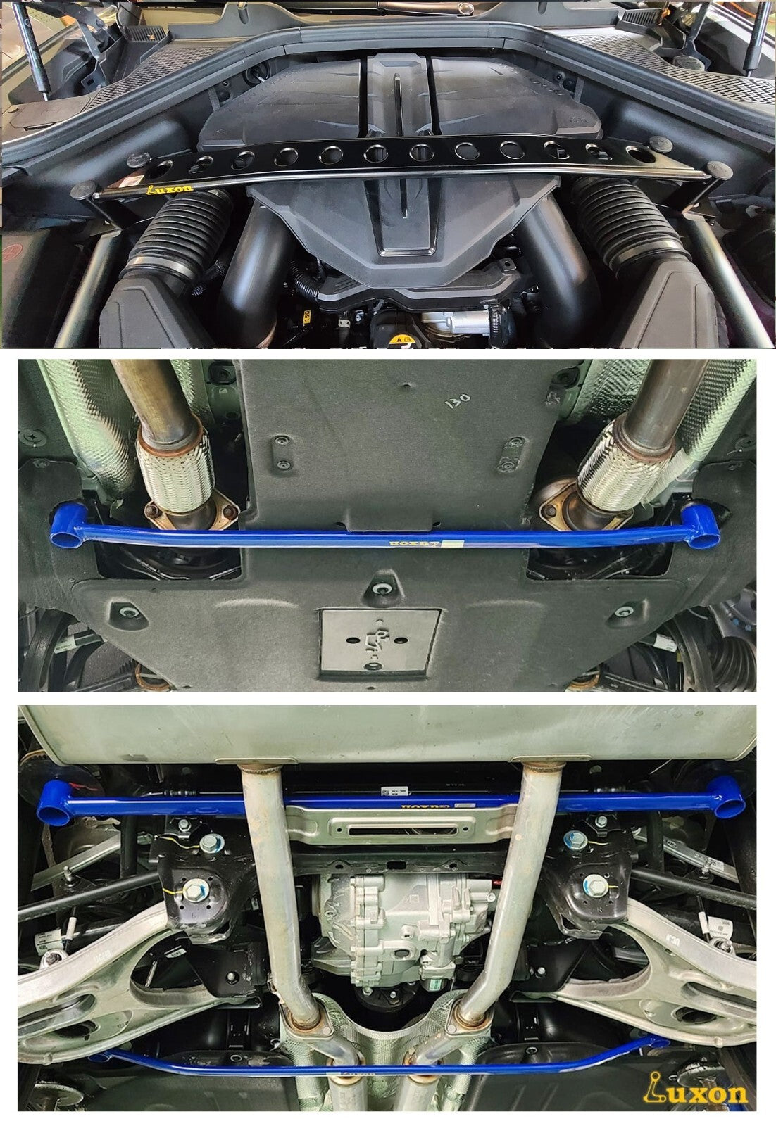 STRUT TOWER BAR + 3 UNDER BARS for GENESIS GV80 V6 3.5T