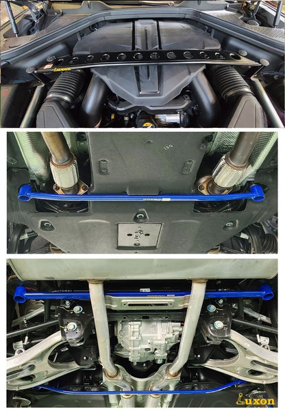 STRUT TOWER BAR + 3 UNDER BARS for GENESIS GV80 V6 3.5T