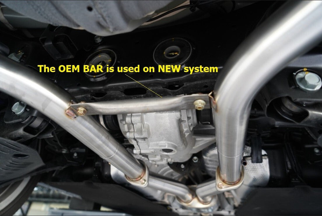 RACING CAT-BACK EXHAUST SYSTEM for GENESIS 18 19 20 21 G70 2.0T-GDi [JUN B.L]