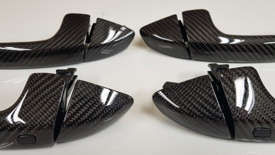Real Carbon Fiber Door Handle Cover Set for Kia Stinger GT CK 2018-2023 8pcs