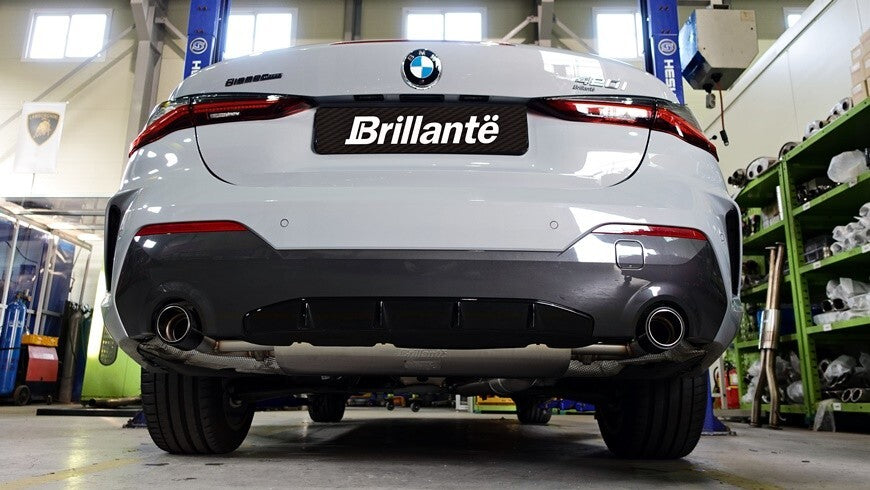 Brillante EVC Axle-Back Exhaust for BMW 420i G22 G23 Valvetronic System Muffler