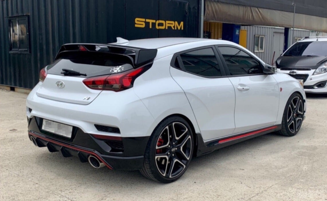 Lowering Springs 4pcs for Veloster N (19 20 21 22) Drop KDM, STORM SPRING