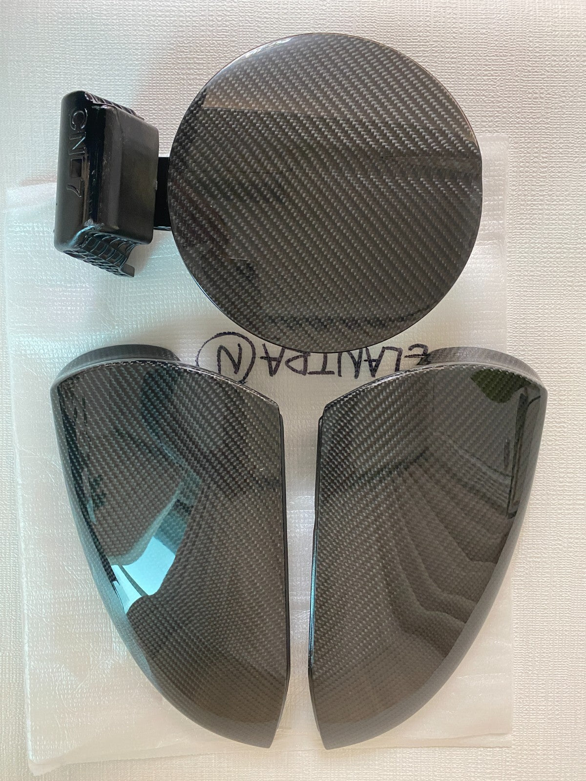 CF FUEL DOOR & CF MIRROR COVER for 24 25 26 ELANTRA N - FACELIFT
